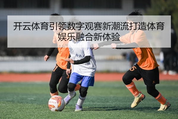 开云体育引领数字观赛新潮流打造体育娱乐融合新体验